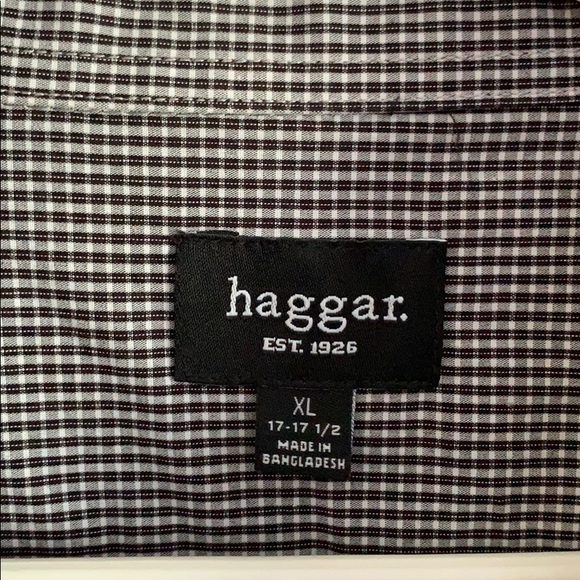 Haggar Men’s Long Sleeved Button Down Shirt XL - Picture 5 of 6